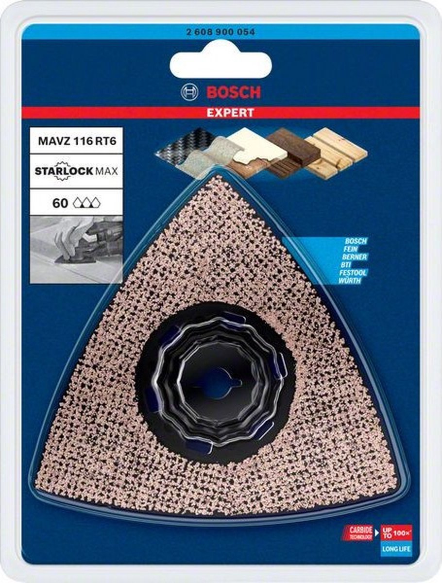 Bosch ekspert slibeplade mavz 116 rt6 starlock max slibeplade til...