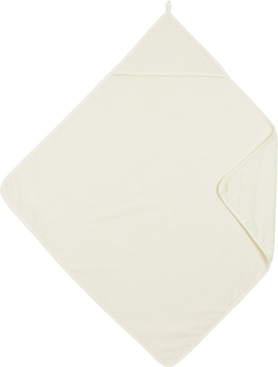 Meyco baby popcorn badekappe - naturlig - 75x75cm