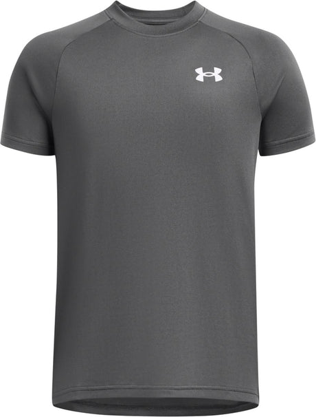 Under armour ua tech 2.0 ss unisex sportstrøje - grå - hvid