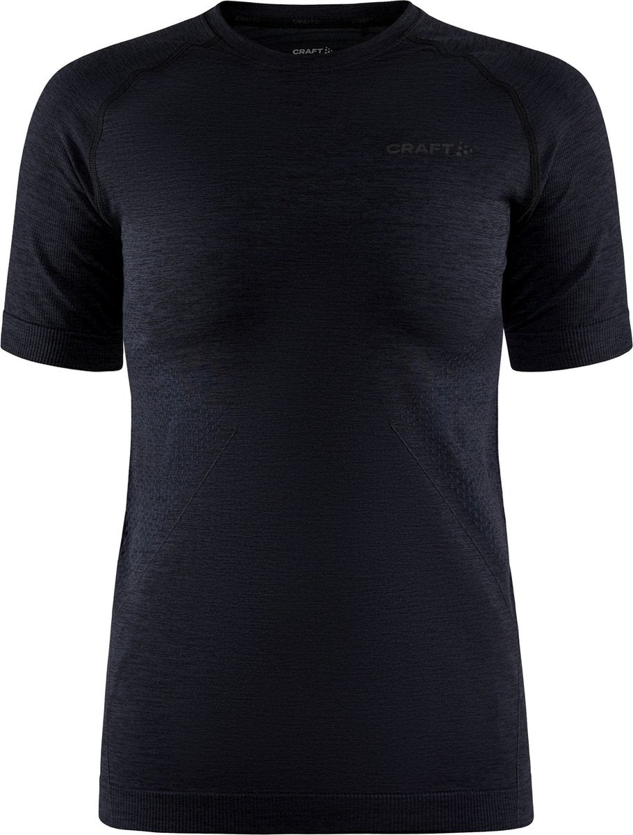 Craft core dry active comfort ss m termoskjorte til kvinder - sort