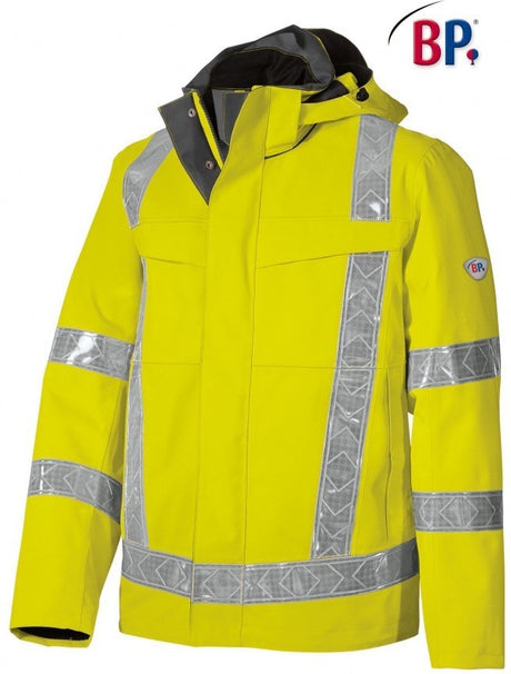 Bp vejrbestandig jakke 2030 880 86 - høj synlighed gul - str. l