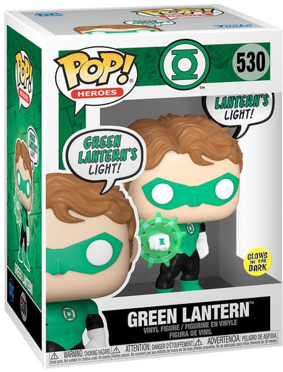 Funko DC Comics Pop! helte vinyl grøn lanterne (pas på) #530