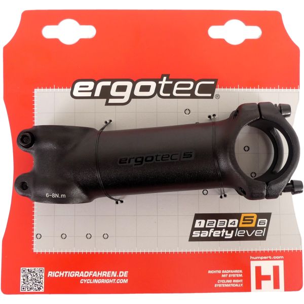Voorbouw Ergotec Shark 31,8 mm 110 mm sort