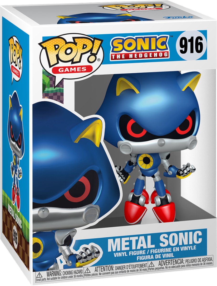 Funko pop spil: sonic - metal sonic - pop #916