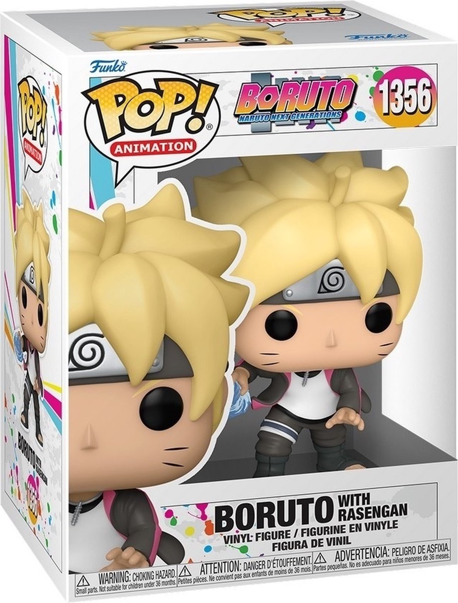 Funko pop animation: boruto s3 - boruto med rasengan - pop #1356