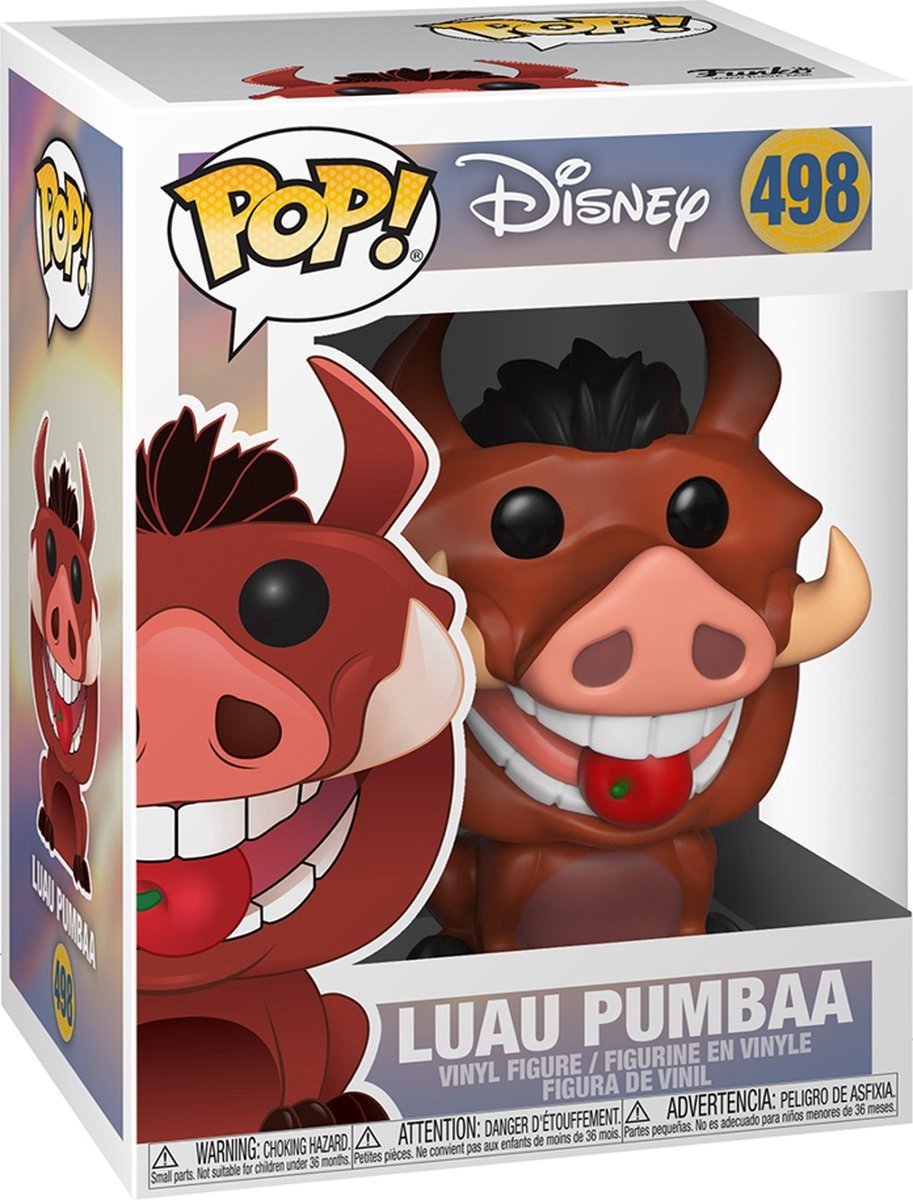 Funko pop disney: løvernes konge - luau pumbaa pop #498