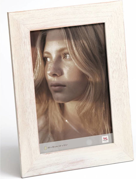 Walther design limmerick lv - fotoramme - fotostørrelse 20 x 30 cm - hvid
