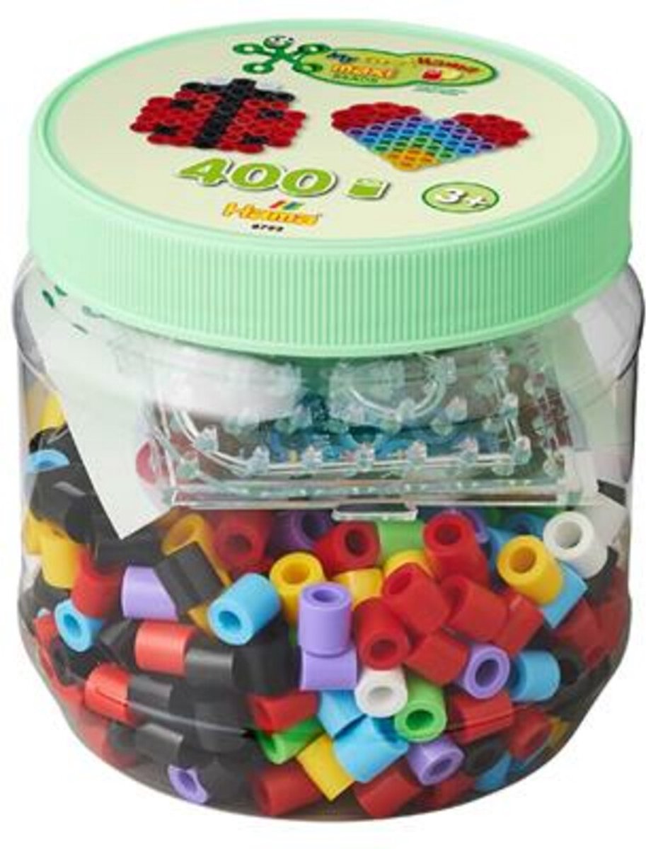 Hama 8792 spand med 400 maxi perler og tavler