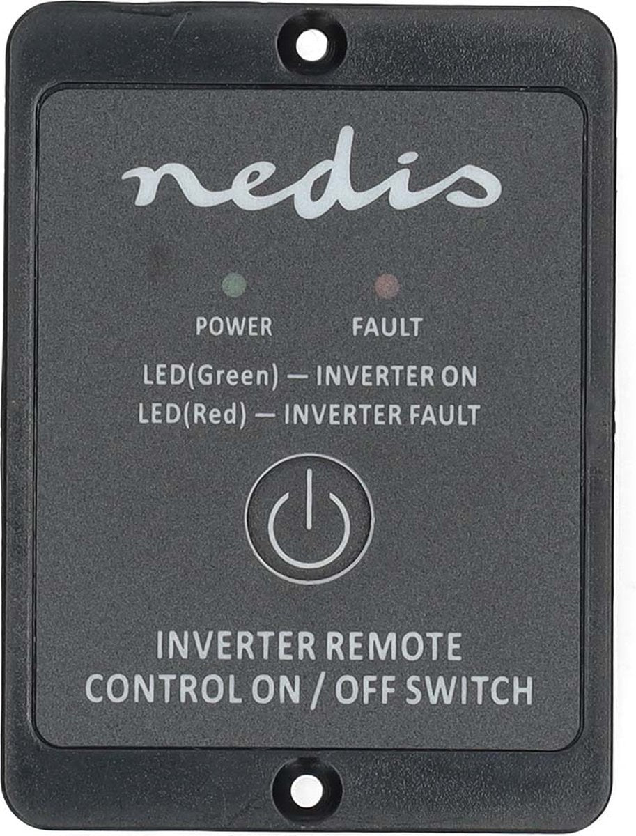 Nedis fjernbetjening til inverter – 6 m kabel – RJ12 – sort