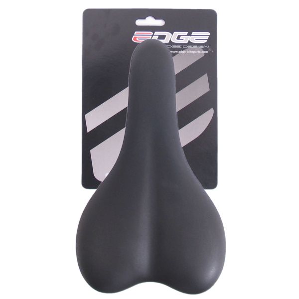 Edge cykelsadel sporty - sort (på kort)