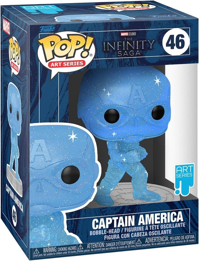 Funko pop! kunstnerserie: marvel infinity saga - kaptajn amerika
