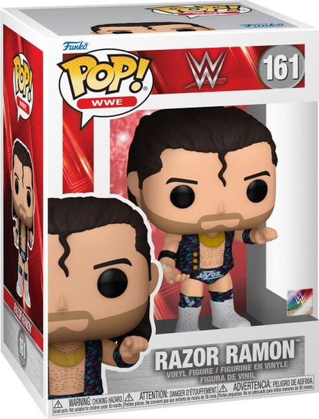Funko wwe razor ramon vinyl figur 161 pop! all-over pvc - fan merch, sport, wwe wrestling