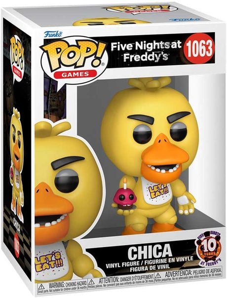 Funko pop! spil: fem nætter hos freddy's - chica m cupcake #1063