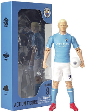 Van der Meulen Manchester City Haaland plys dukke 20 cm fodbold.