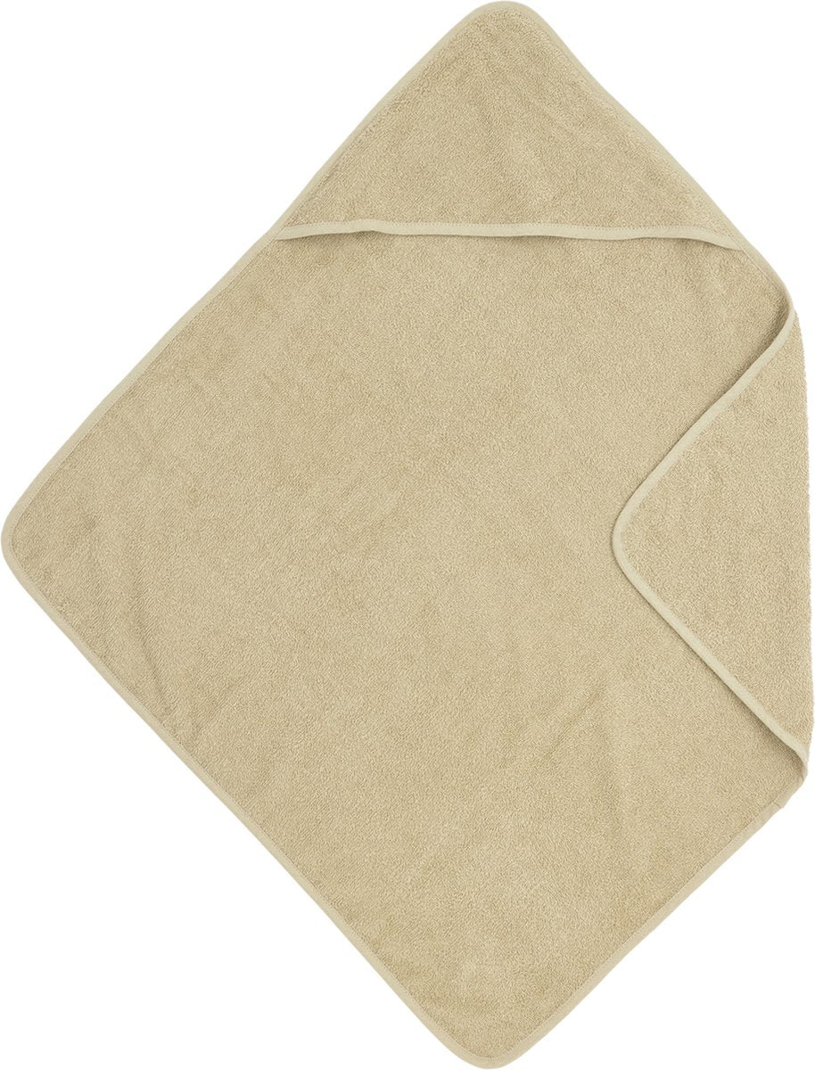 Meyco baby uni badekappe - frotté - sand - 75x75cm