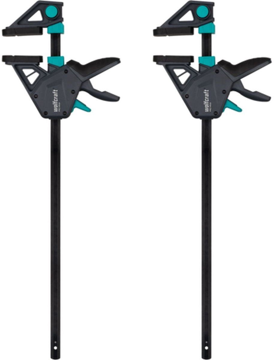 Wolfcraft - 2 limklemmer 450 mm - limklemme pro max - 8662060