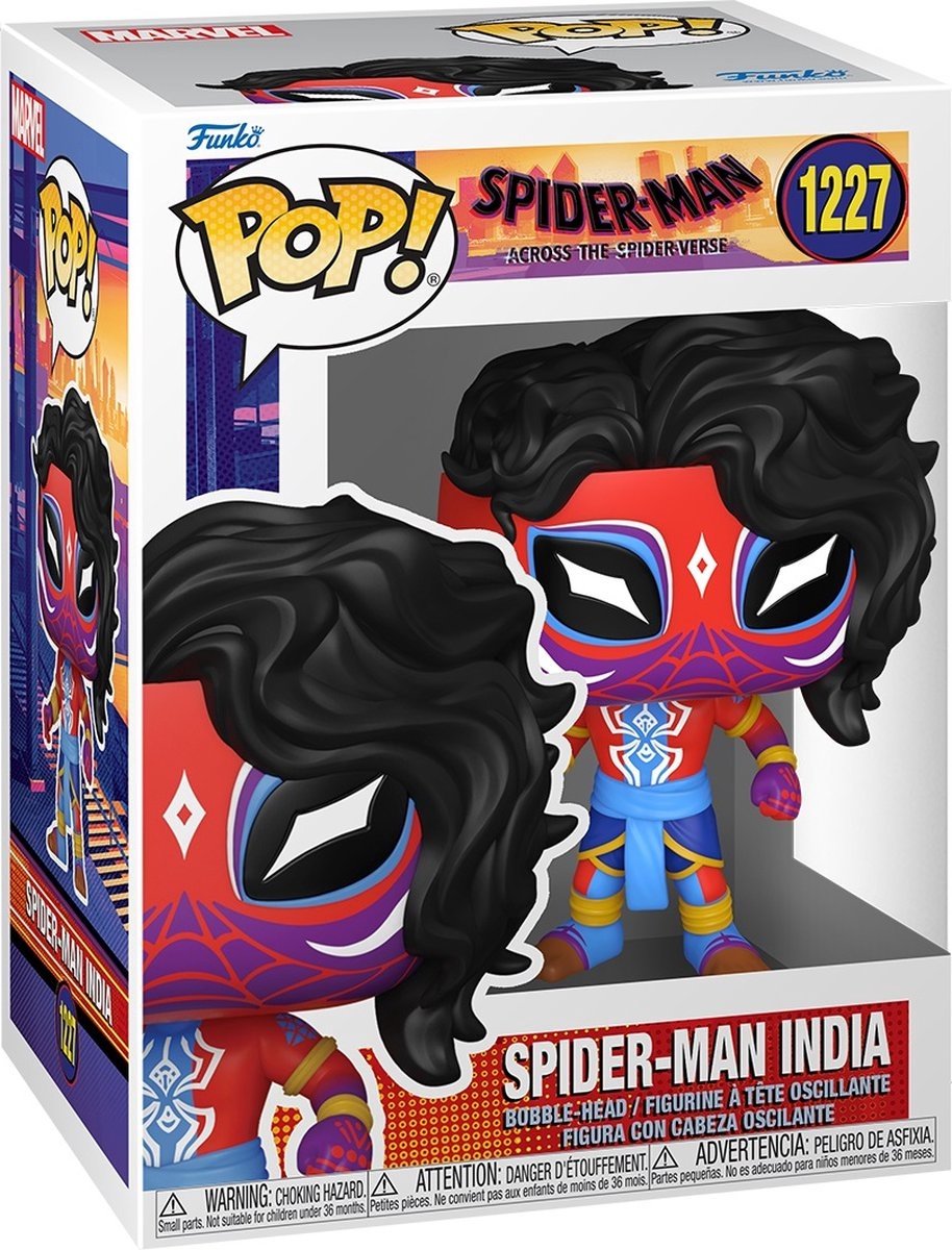 Funko pop marvel: spider-man: på tværs af spider-verset - spider-man india pop #1227