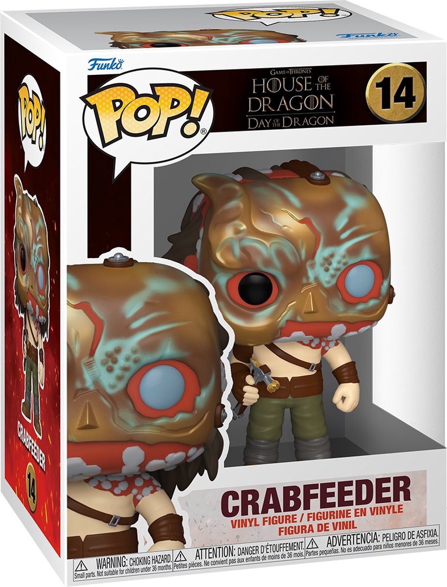 Funko pop-tv: dragens hus - crabfeeder - pop #14