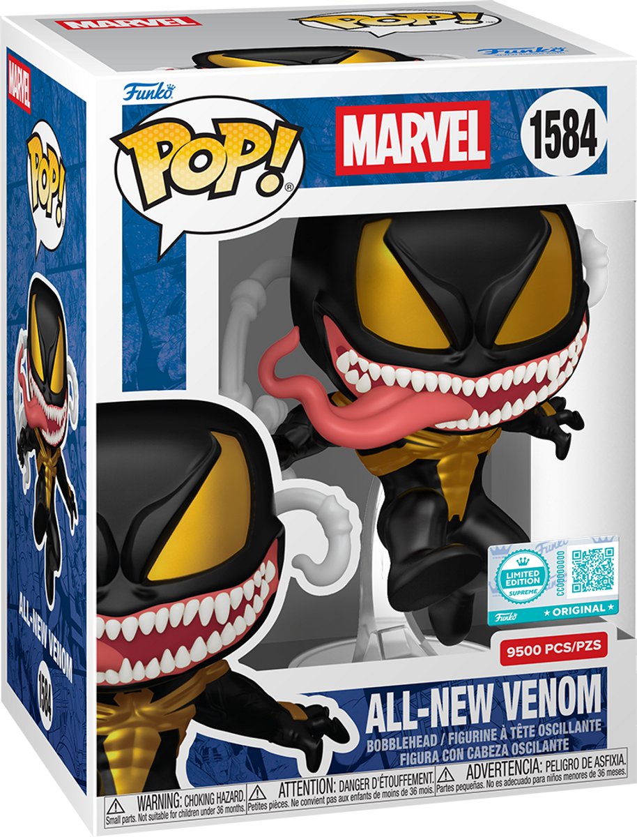 Funko pop supreme limited edition: marvel s5 - gld venom