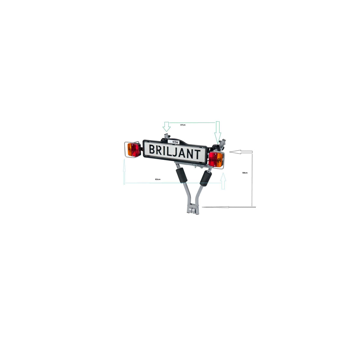 Pro-bruger pro-bruger cykelholder - genial - 2 cykler