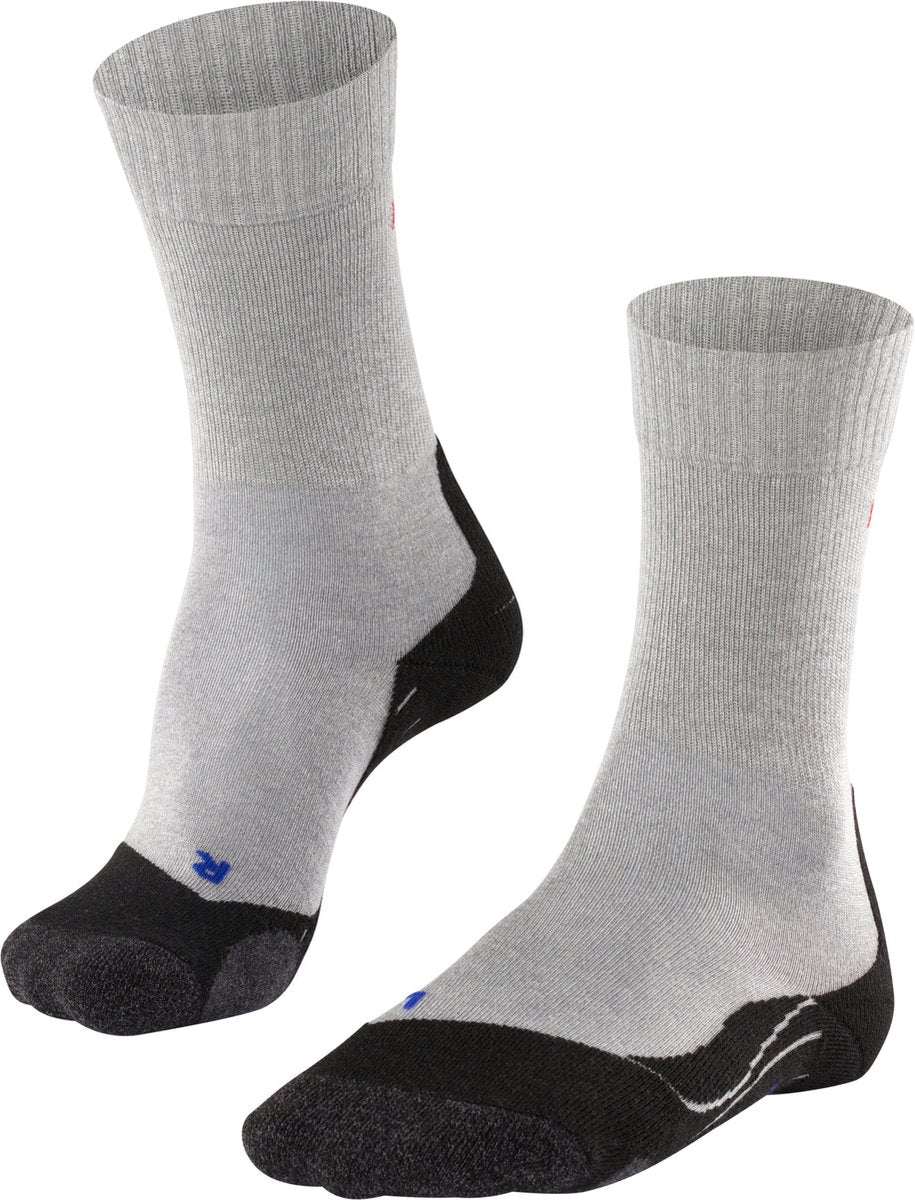 Falke tk2 cool anti-blister tykt lyocell funktionelt materiale gåstrømper herre grå - str. 42-43