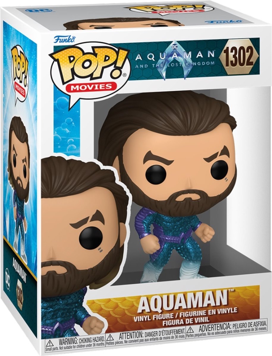 Funko pop-film: aquaman - atlantis-dragt - pop #1302