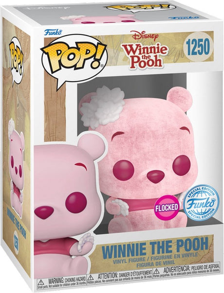 Funko Winnie the Pooh Winnie the Pooh (Flocked) Vinylfigur nr. 1250 Pop! flerfarvet