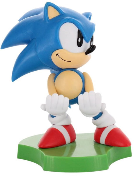 Cableguys sonic the hedgehog - sliding - figurine standaard voor telefoon | oplaadcase (cable guys mini)