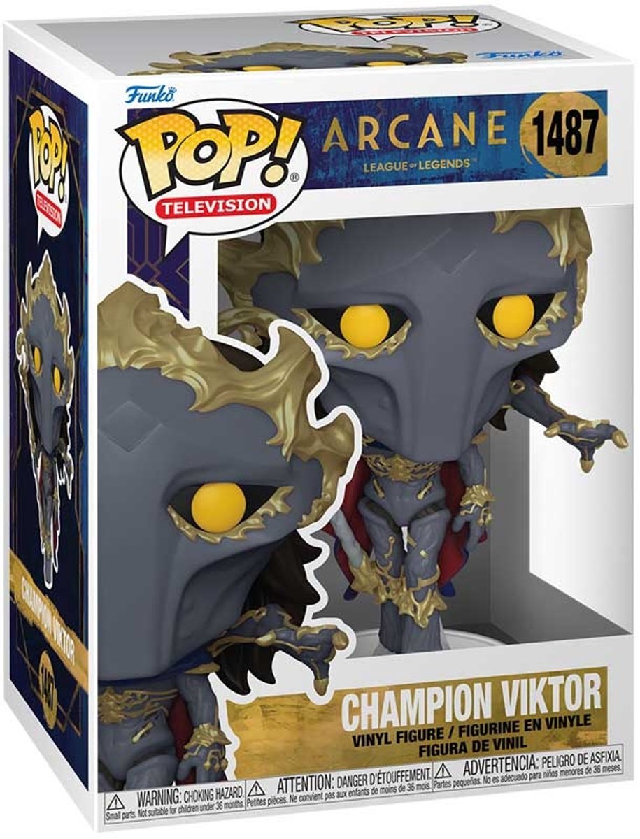 Funko league of legends arcane - mester viktor vinyl figur 1487 pop! flerfarvet