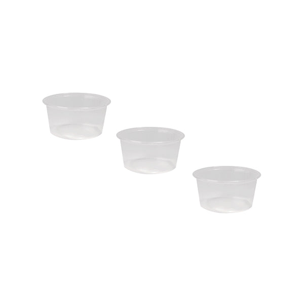 Saucebeholder gennemsigtig 80 cc 70,3 mm (50 stk.)