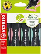 Stabilo Green Boss Pastel - Marking Marker - Set med 4 stykker