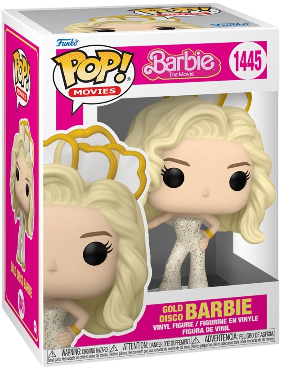 Funko pop film: guld disco barbie - pop #1445
