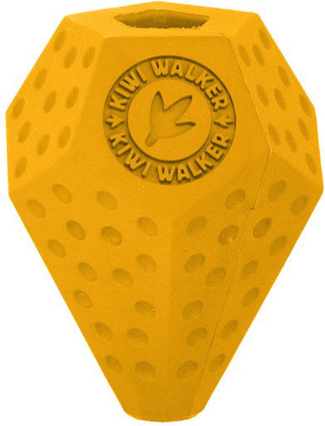 Kiwi rollator - hundelegetøj - lad os lege - diaball mini tpr - orange - flydende, hoppende, stærk, let - maddispenser- +-7,5 x 8,5 cm