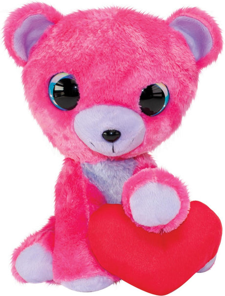 Lumo stjerner lumo valentines bjørnepus - stor - 24cm