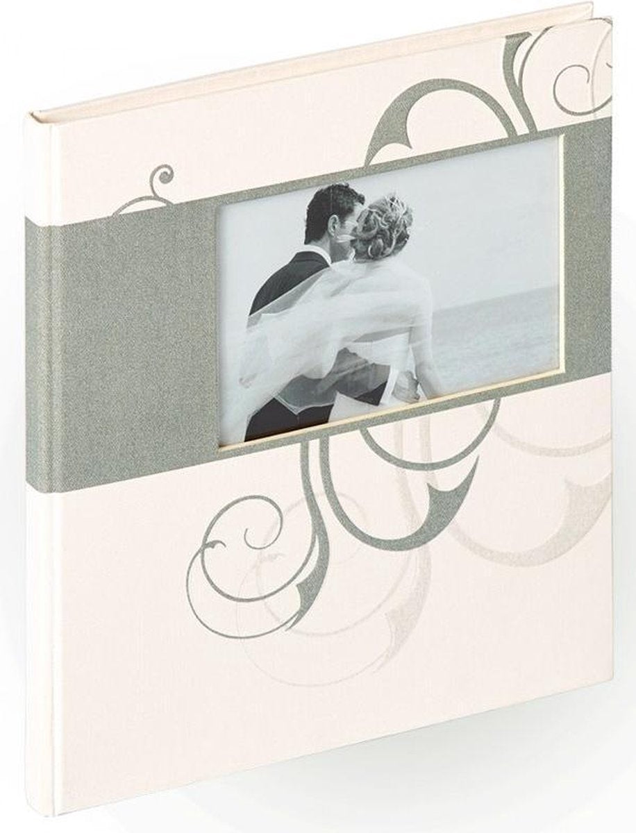 Walther gb-134 romance - gæstebog - størrelse 23x25 cm - hvid