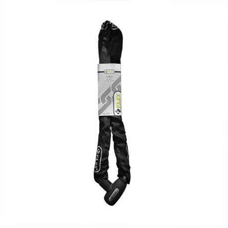 Falkx patriot kædelås 8,5x1200mm sort. nylon betræk