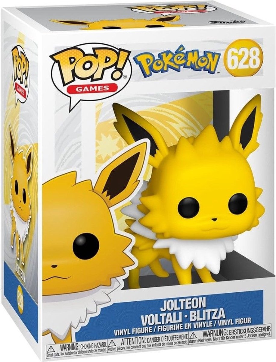 Funko pop spil: pokémon - jolteon - pop #628