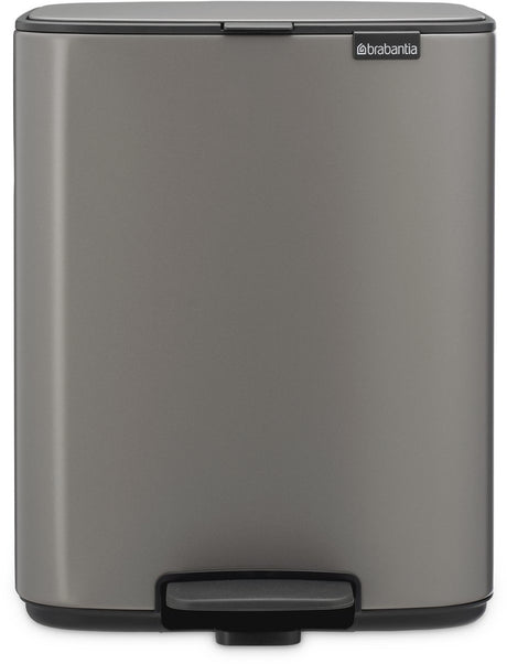 Brabantia bo pedalspand - 12 liter - platin