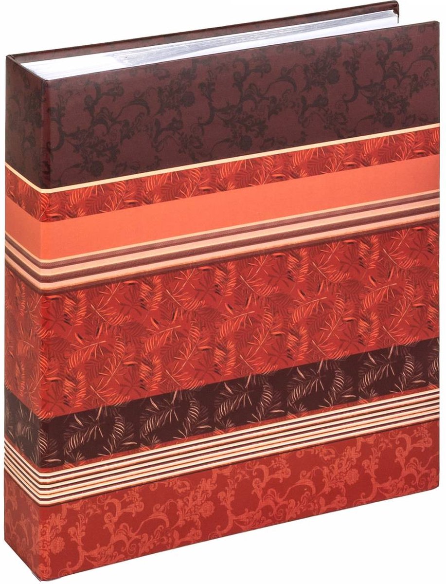 Walther me-359-r pheline - memo lageralbum - størrelse 28 x 25 cm - hvide sider - 200 billeder 13x18 cm - rød
