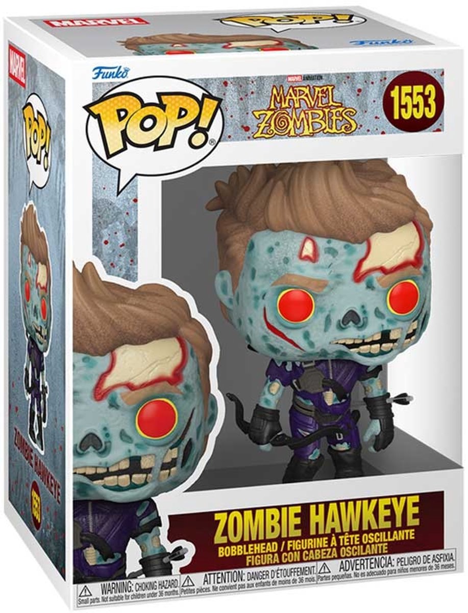 Funko pop! marvel zombier - zombie hawkeye #1553