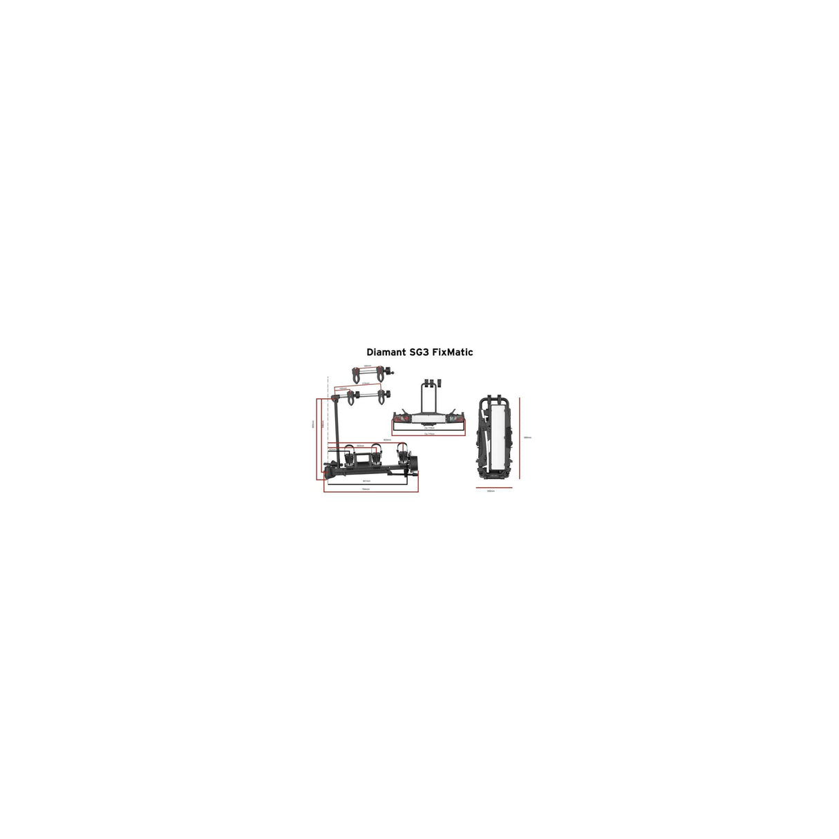 Pro-bruger cykelholder diamant SG3 fixmatic