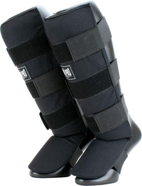 Super pro combat gear scheenbeschermer savior zwart wit extra extra small