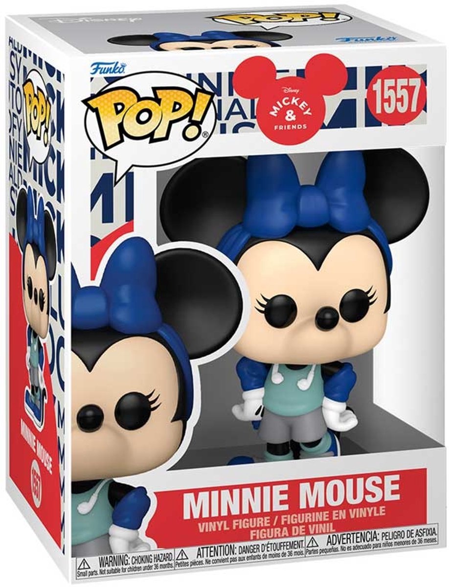 Funko mickey mouse mickey og venner - minnie mouse vinyl figur 1557 unisex pop! - flerfarvet - standard