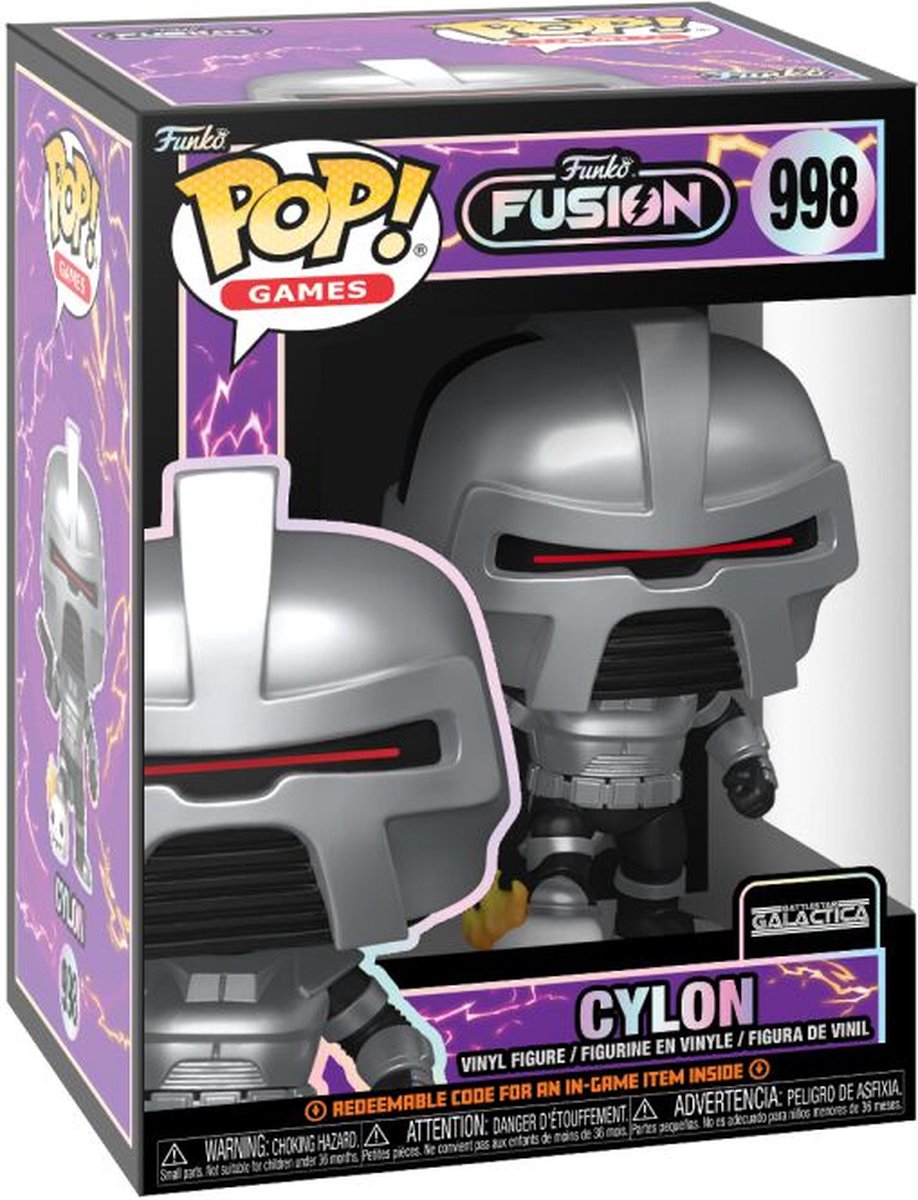 Funko Fusion Battlestar Galactica - Cylon (Chase Edition Möglich) Vinyl Figur 998 Pop! flerfarvet unisex