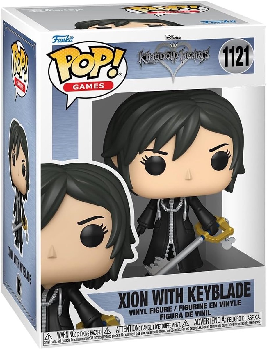 Funko kingdom hearts pop! spil vinyl figur xion m keybladel 9 cm pop! figur
