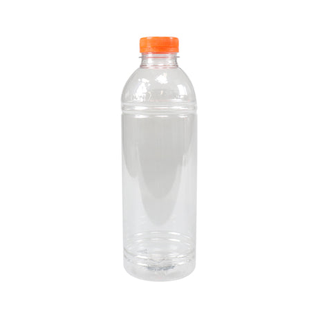 Takeaware fles rpet met oranje dop (65x1000ml)