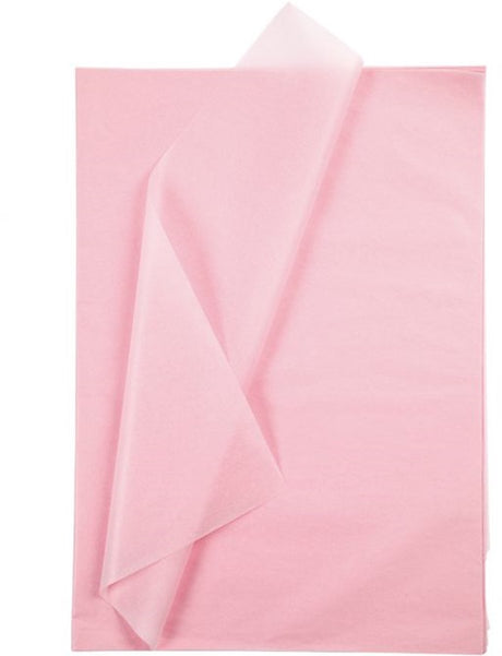 Creativ firma silkepapir, ark 50x70 cm, 17 gr, lys pink, 25 ark 1 æske