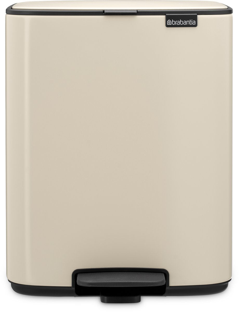 Brabantia bo pedalspand - 12 liter - blød beige