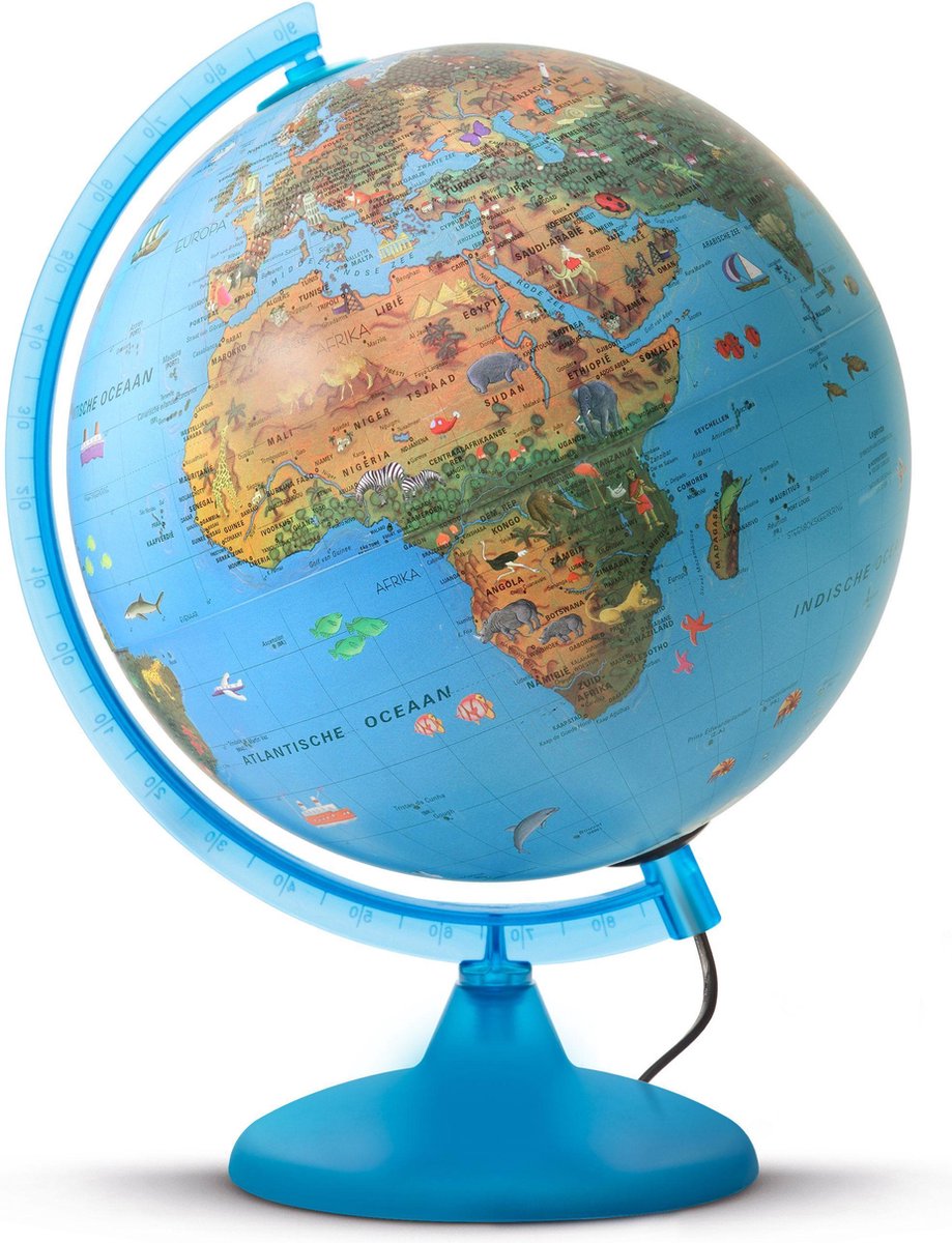 Arca globe globe med LED belysning - hollandsk - 25 cm