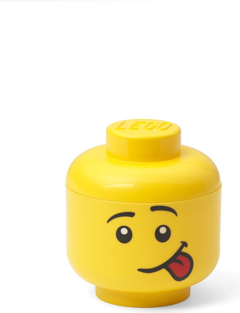 Lego - opbevaringsbokshoved silly mini - polypropylen - gul